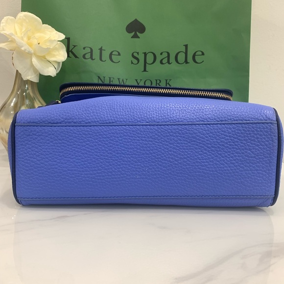 Kate Spade ♠️ Vibrant Blue/purple Leather - Picture 9 of 12